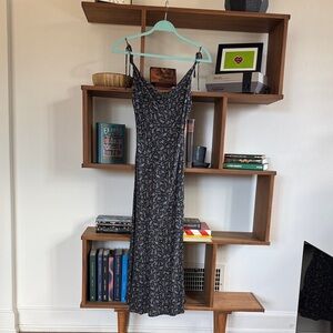 Floral Spaghetti Strap Midi Dress